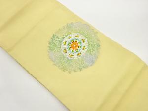 絽華紋模様織出し名古屋帯